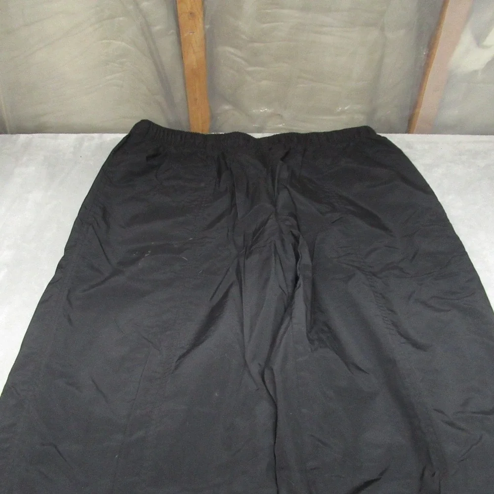 Polo Sports Pants Mens XL Black Elastic Waist Lightweight Streetwear‎ Rain 32x32